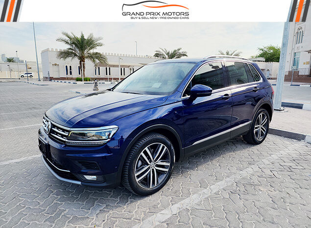 This Is Volkswagen Tiguan 4Motion 2.0 Sport Full Options 2018 Model GCC Specs With Full Service History From Agency In Perfect Condition
