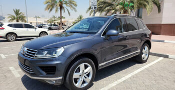 This Is Volkswagen Touareg SEL V6 3.6 BLUEMOTION (FACELIFT) 2015 GCC Specs With Partial Service History In Perfect Condition