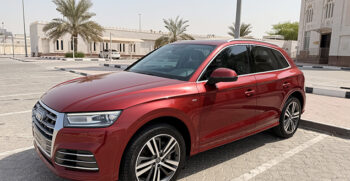 This Is Audi Q5 45 TFSI quattro S line 2.0L Turbocharged 4-cylinder engine 2018 Model GCC SPECS With Full Service History In Excellent Condition