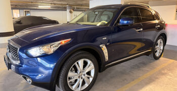 This Is Infiniti QX70 Excellence V6 3.7 2017 Model GCC Specs With Partial service History In Perfect Condition